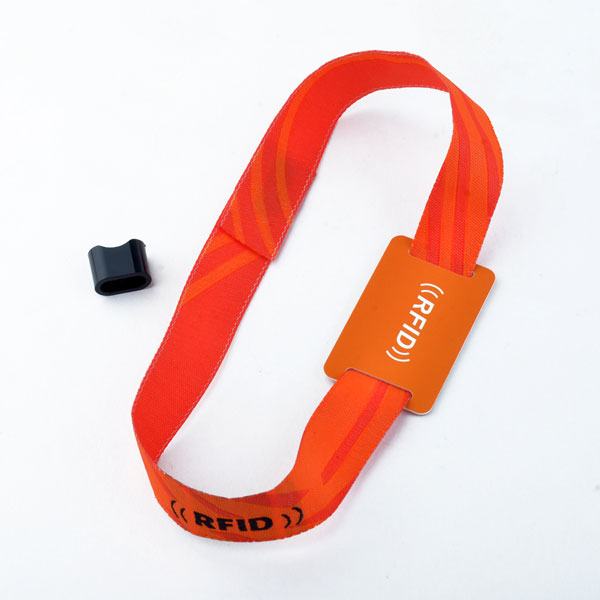 N series rfid woven wristband