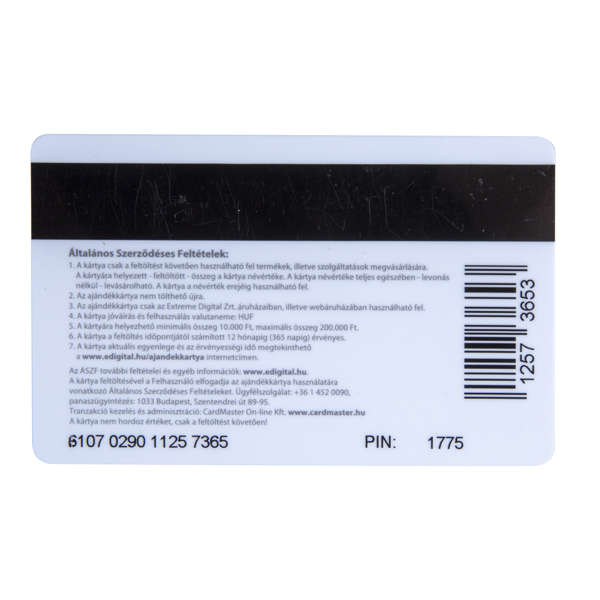 Encoding Magnetic Stripe Card