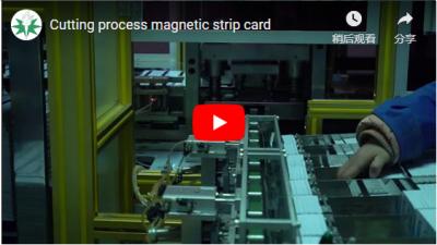 Cutting Process Magnetic Strip Card